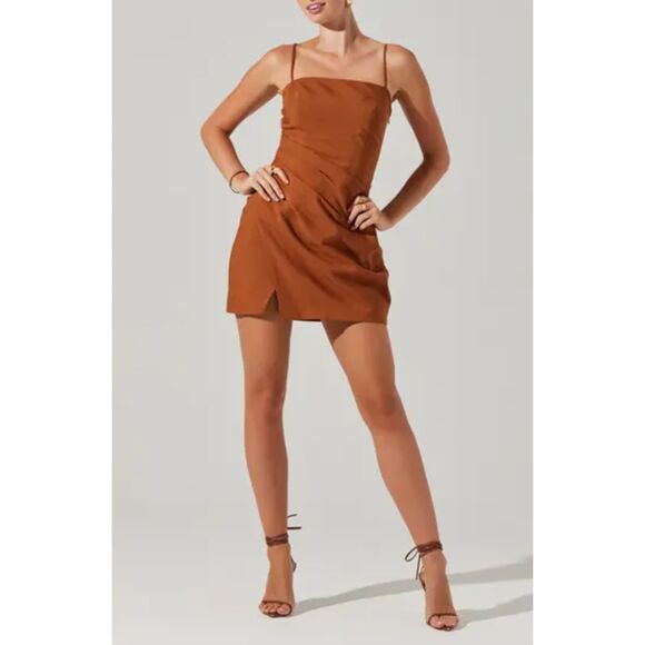 ASTR the label Isadora Pleated Minidress | Size S - Picture 1 of 8
